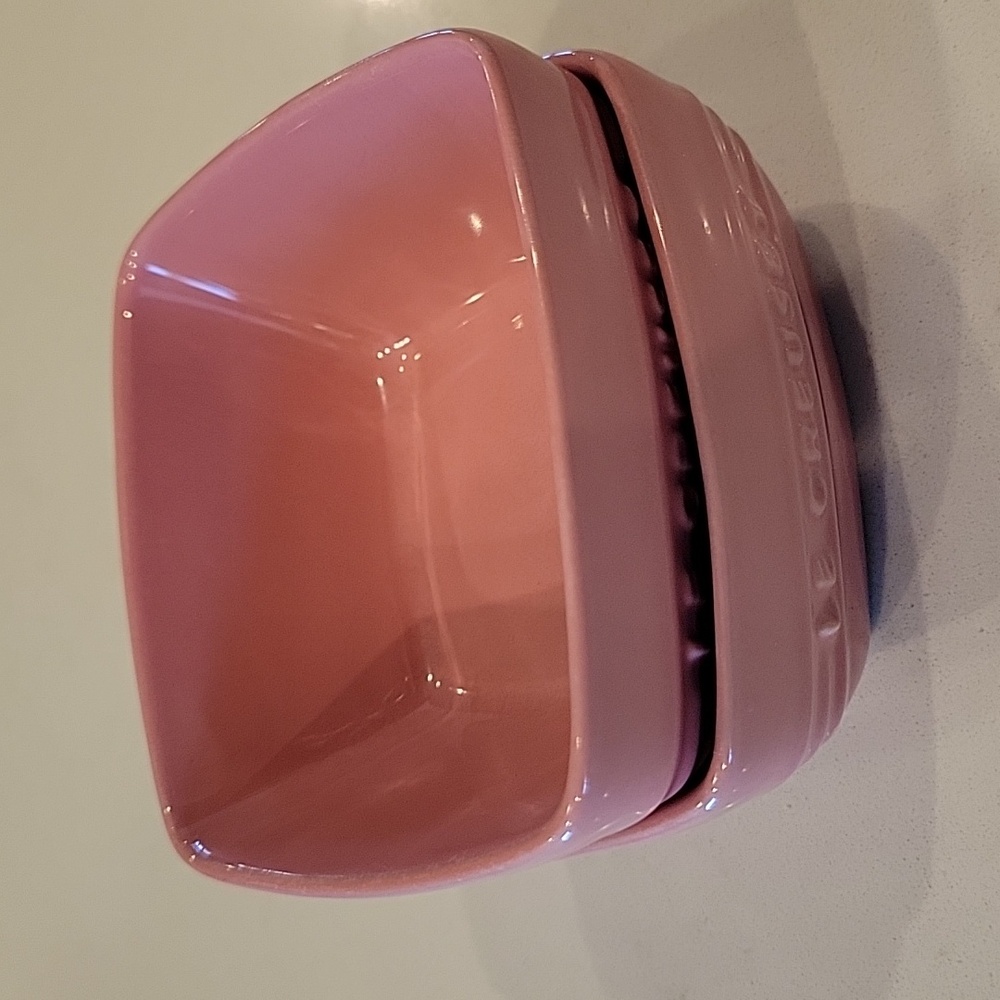 Retired HTF Le Creuset Pink Dish Set
